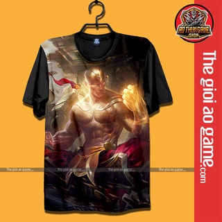 Áo LMHT LeeSin , Áo Thun Liên Minh Huyền Thoại Lee Sin Tuyệt Vô Thần  Nam Nữ Tay Ngắn Forn Rộng Vải / Thegioiaogame.com