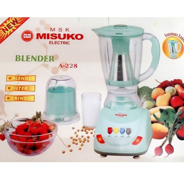 BH 12 tháng: Máy xay sinh tố Misuko 1.8 lít A-228