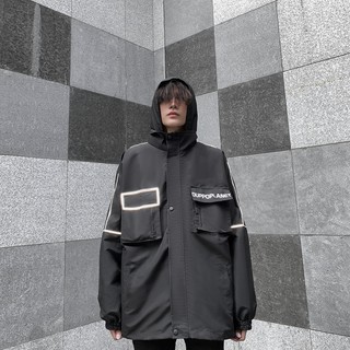 Áo khoác dù DUPPO PLANET JACKET viền phản quang độc đáo