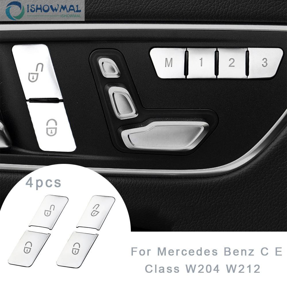 Bộ nút bấm trang trí cửa xe hơi Mercedes Benz C E Class W204 W212