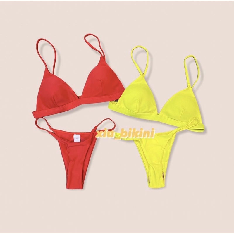 Bikini 2 mảnh xẻ ngực (ảnh thật)