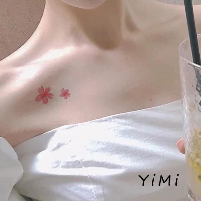 Hình xăm dán nhiều mẫu họa tiết hoa xinh xắn dễ thương