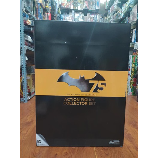 MÔ HÌNH CHÍNH HÃNG DC COLLECTIBLES BATMAN 75TH ANNIVERSARY 4-PACK SET 1