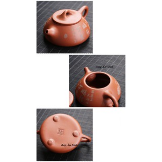 Bộ ấm chén gốm tử sa Nghi Hưng (kèm Hộp Quà Tặng)