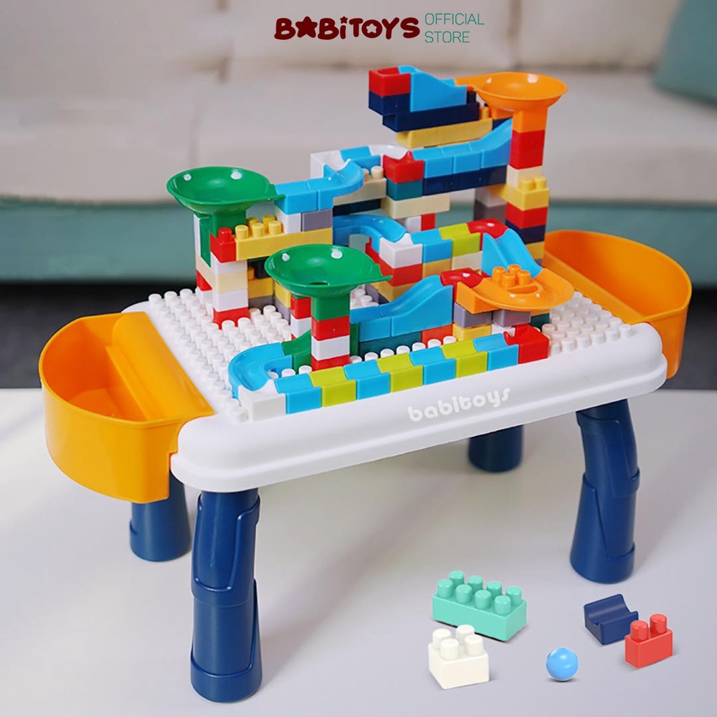 Bộ xếp hình lego bàn xây dựng đa năng cho bé, đồ chơi xếp hình sáng tạo phát triển tư duy
