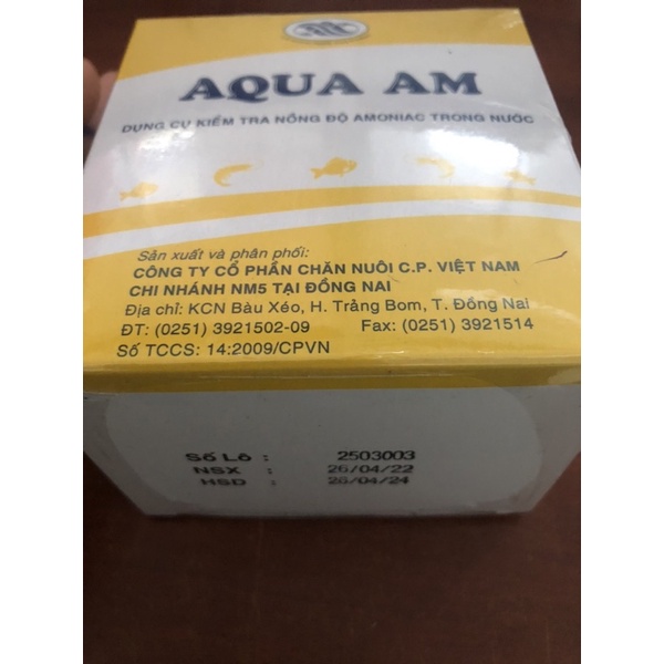 Test NH3 CP mẫu mới nhất, đo NH3 CP