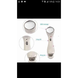 Máy massage rửa mặt Ion