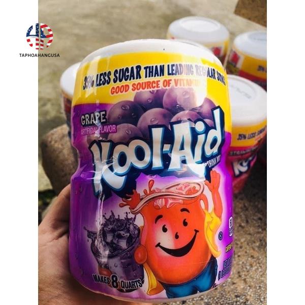 Bột Pha Nước Trái Cây Kool Aid Của Mỹ vị nho