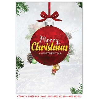 Thiệp Giáng Sinh Noel (Mẫu Ngẫu Nhiên)