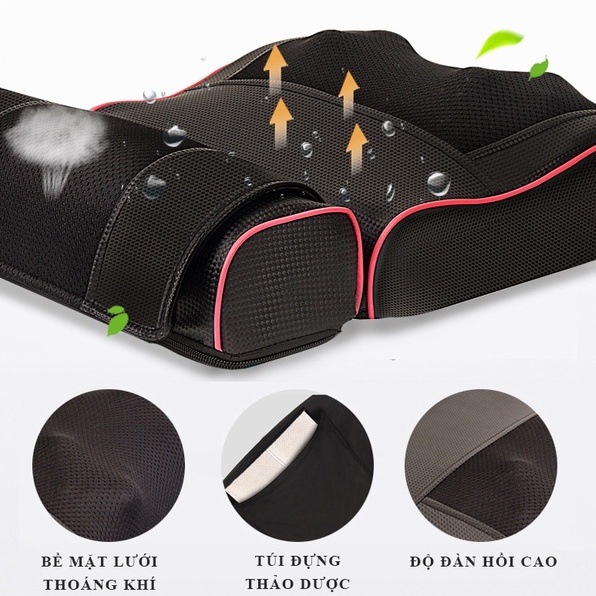 Đệm massage đa năng Máy massage tại nhà Dụng cụ massage lưng thắt lưng cột sống cổ vai gáy-FU201