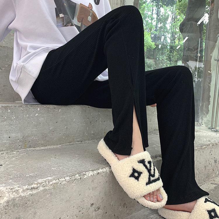 ∋☢♗Quần dài nữ ống rộng thời trang cá tính