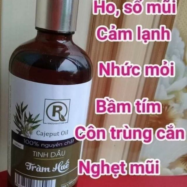 Combo 2 chai tinh dầu tràm huế 100ml  tặng 1 chai tinh dầu quế An Nhiên 10ml