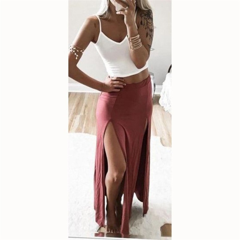 Summer Fashion Women Long Skirts Sexy Split Pencil Skirts Dress | BigBuy360 - bigbuy360.vn