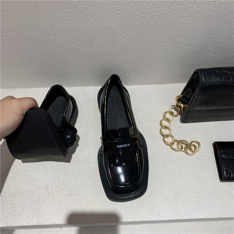 Giày da nữ kiểu oxford cao cấp