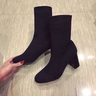 (Boot) Bốt Len Nữ Zara thấp cổ( ảnh thật ở cuối)