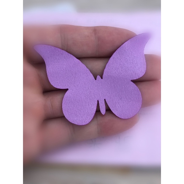 Cánh bướm satin trang trí, kích thước 7cm x 5cm
