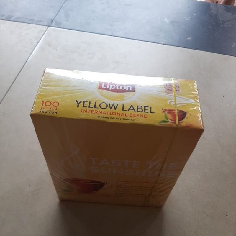 Trà Lipton Nhãn Vàng Chính Hãng 100 gói x 2G