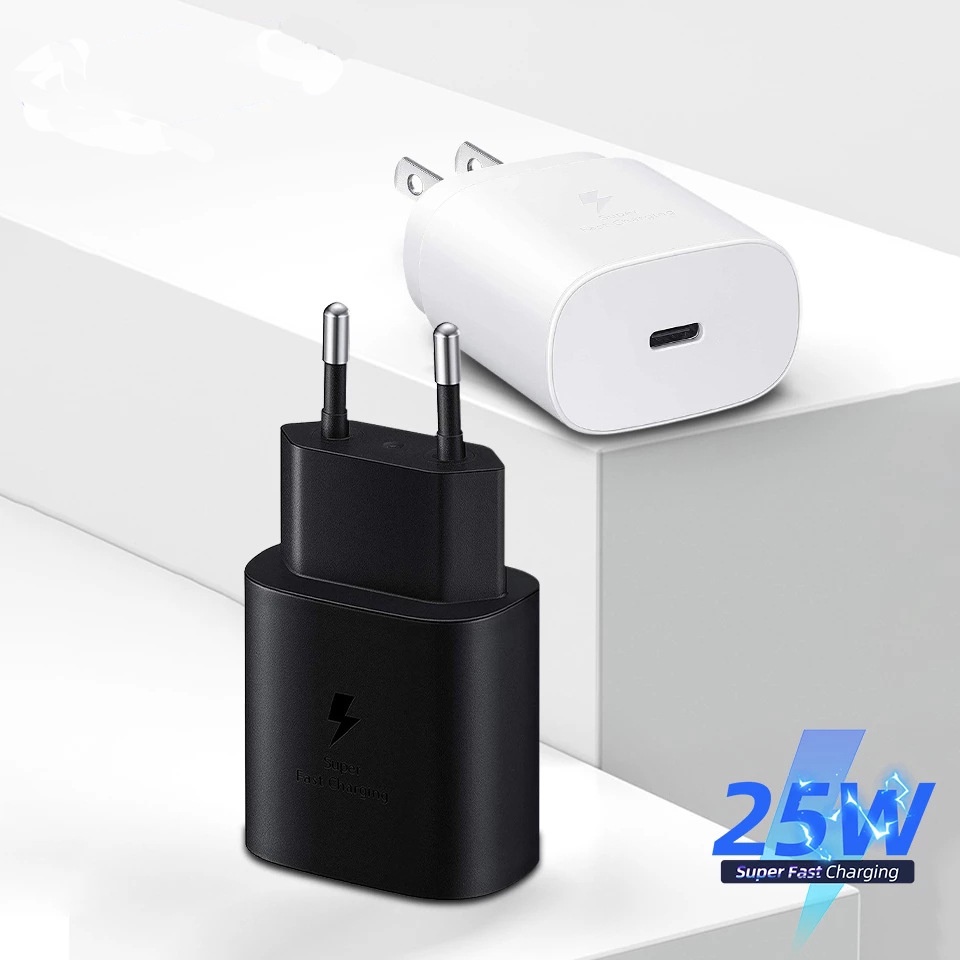 Bộ Sạc nhanh SS 25W Cổng Type C Dùng Cho Note 10 Note 20, S20, S20+, S20 Ultra- Phụ Kiện AZ