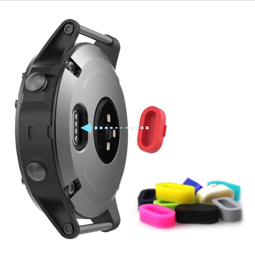 Nắp Silicon Bảo Vệ Chống Bụi Không Độc Hại Cho Đồng Hồ Garmin Vivoactive Garmin Fenix 5