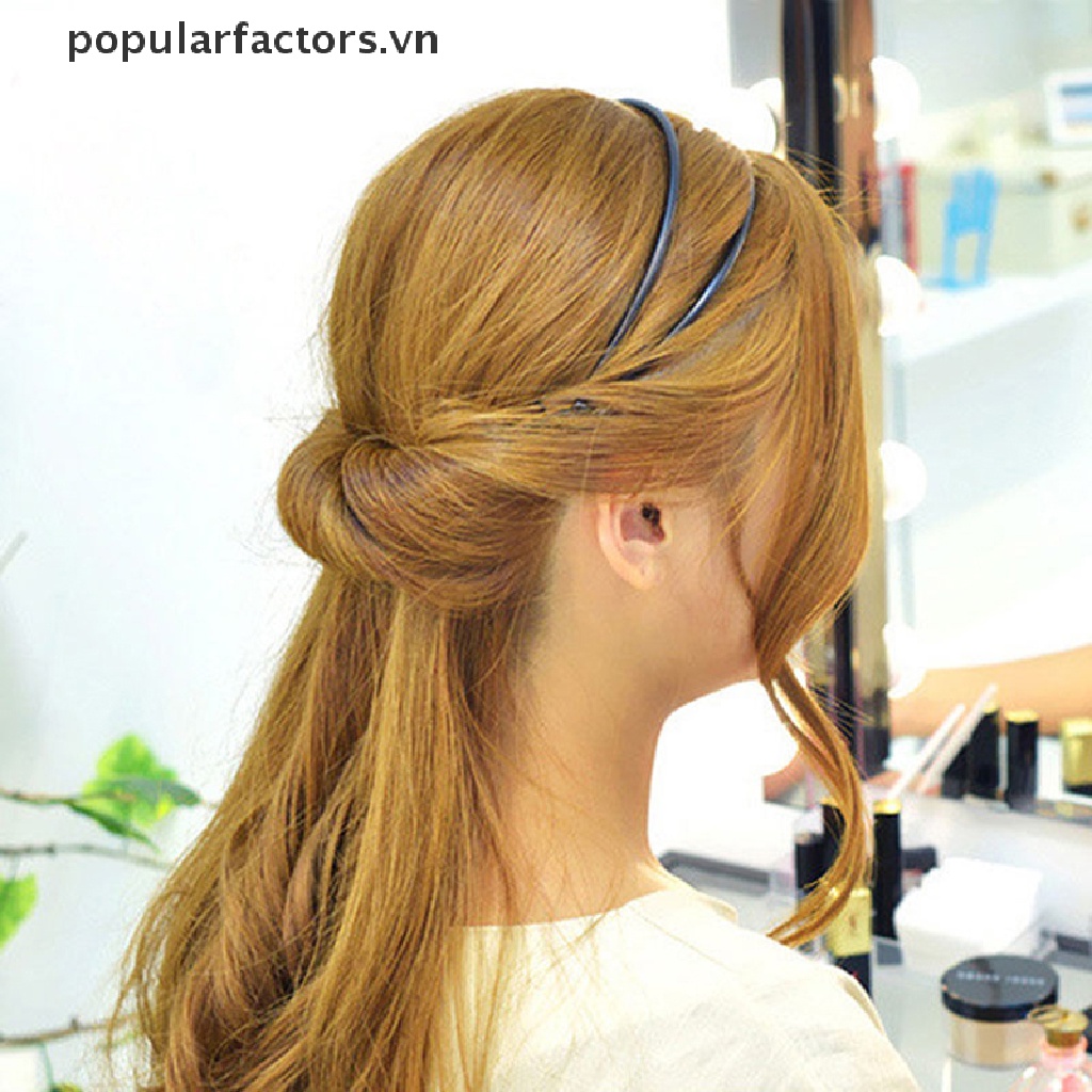 Dây Buộc Tóc Co Giãn Hai Lớp Thời Trang Cho Nữ
