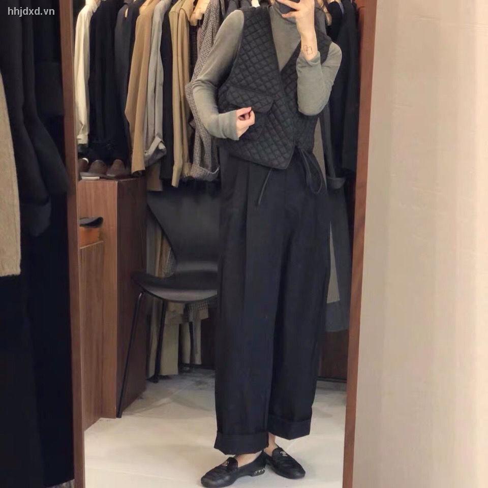 Áo khoác ghi lê phối ren dáng rộng họa tiết kim cương phong cách Hàn Quốc mới 2021 | BigBuy360 - bigbuy360.vn