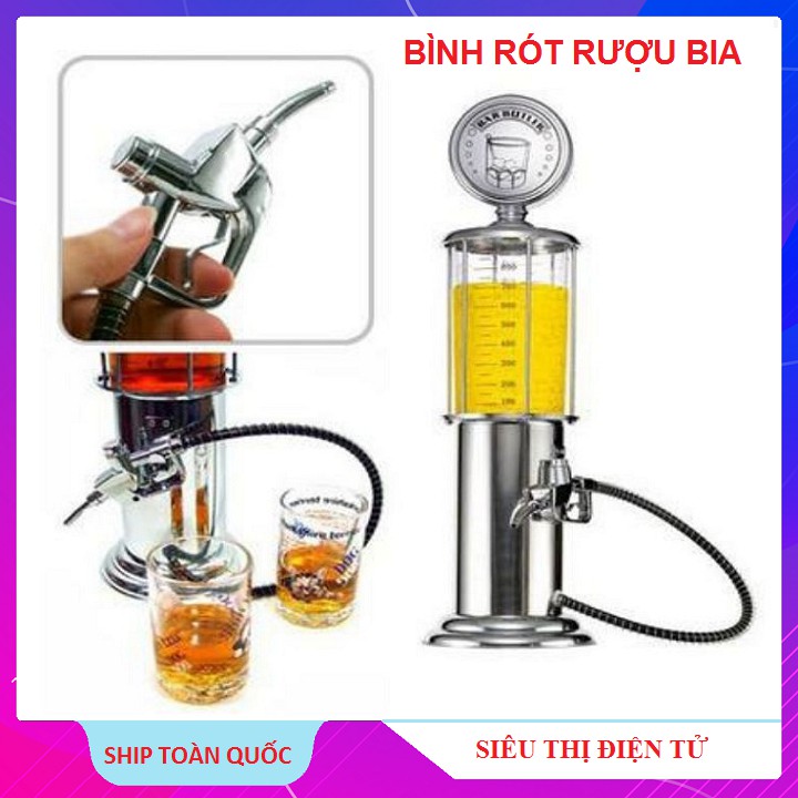 Bình Pha Rượu Rót Cả Bia Và Nước Pha Trà Dung Tích 1 Lít - Bình Đựng Rượu 2020