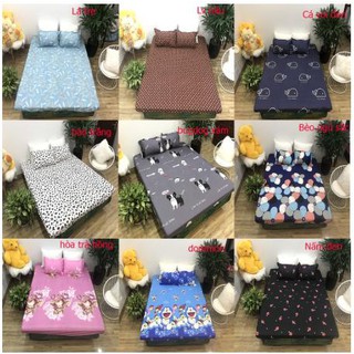 Thanh lý gấp bộ ga gối 1m6 poly cotton giare006