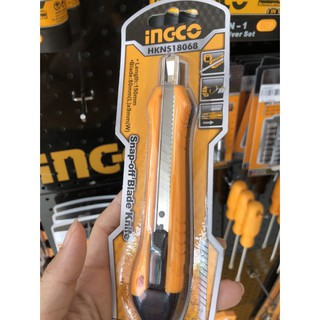 [Hàng Chính Hãng] Dao rọc giấy INGCO HKNS18068