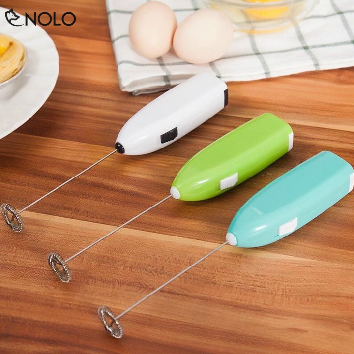 Dụng Cụ Cây Que Khuấy Đánh Trứng Tạo Bột Cafe Nước Giải Khát Nguồn Pin AA Chiều Dài 20cm