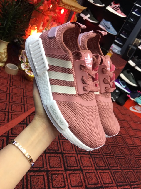 HÈ | HOT THÁNG 6 | Giày thể thao  Sneaker  nmd  hồng đất( tặng móc khoá ) :(( 💎 Uy tín . NEW new 2020 . new . , ! ' ' "