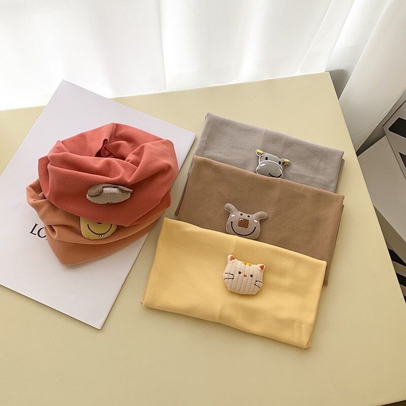 Khăn quàng cổ cho bé dạng chui bao ấm_Quần áo trẻ em thu đông