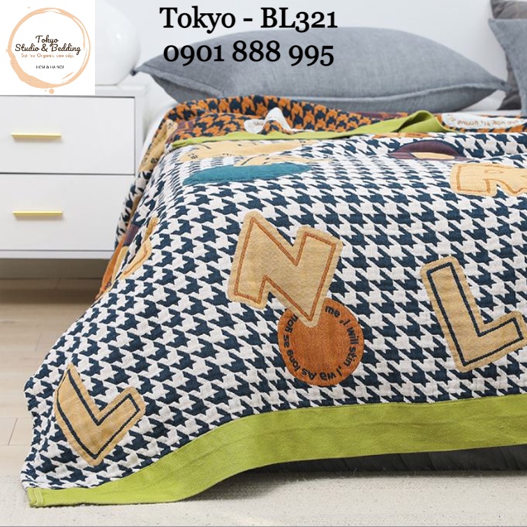 S44_Chăn Xô Organic Cotton Dòng Cao Cấp