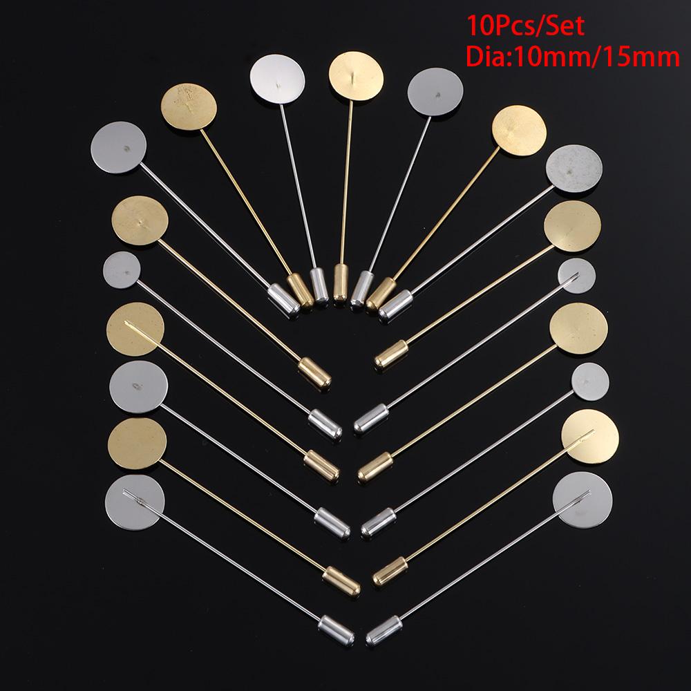 Set 10 Phụ Kiện Cài Áo Thiết Kế Mới Diy Tiện Lợi Dễ Sử Dụng