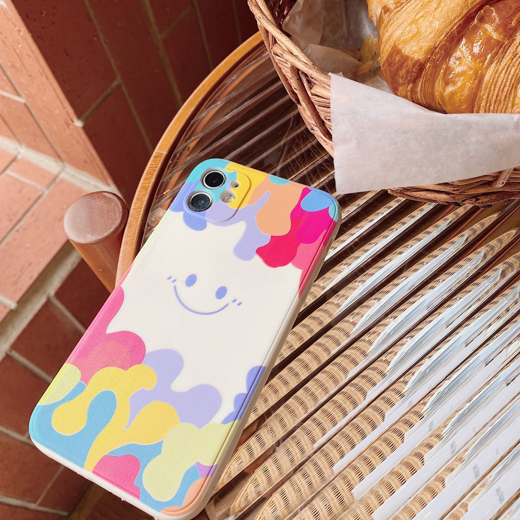 Ốp điện thoại TPU in hình mặt cười cho Redmi Note 10s Note10Pro Note 10 9t X3Nfc M3 Note9S Note9 Note8