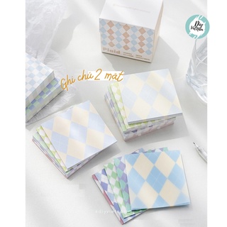HỘP GIẤY NOTE PLAID 300 TỜ