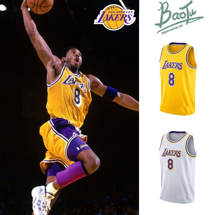 Lakers Kobe Retired Jersey No. 24 Phiên Bản Hot-Pressed Retro No. Áo Đồng Phục Bóng Rổ Số 8 Cho Nam Và Nữ