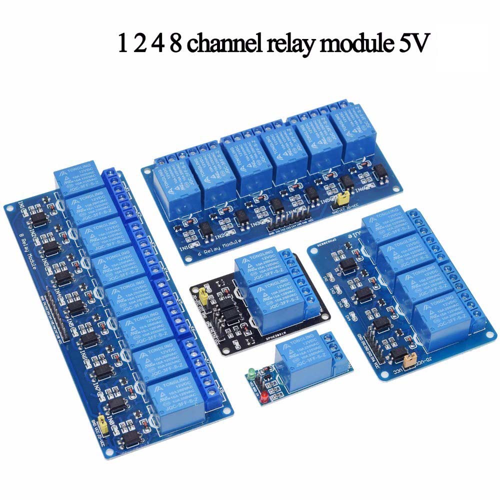 LANFY Durable Solid State Relay Module G3MB-202P Modules Relay Module 5V SSR Electronic 1 2 4 6 8 Way Resistive Fuse Relays Extend Board