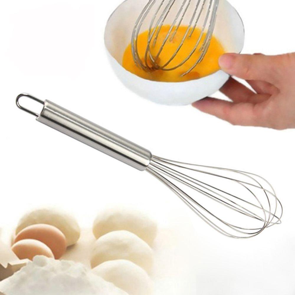 Dụng cụ đánh trứng cầm tay làm từ thép không gỉ bền và tiện lợi