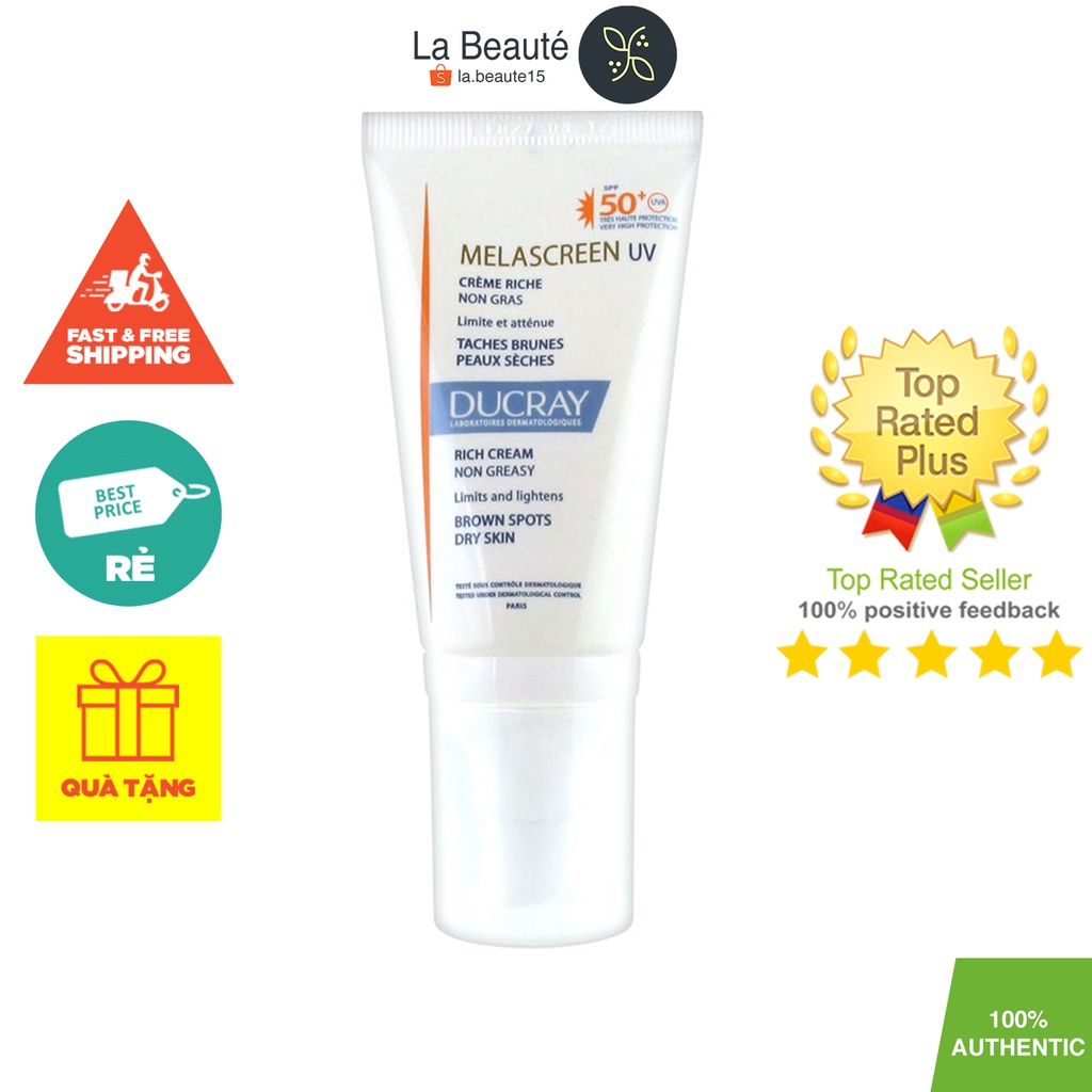 Ducray Melascreen UV Light Cream SPF50 - Kem Chống Nắng Giảm Nám 40ml