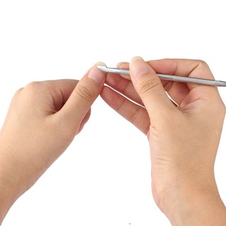 Que sủi da làm móng bằng thép không gỉ