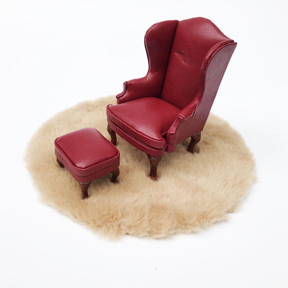 Thảm Lông Xù Hình Cầu Vồng Trang Trí Nhà Búp Bê