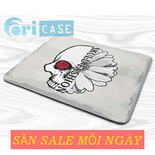 Miếng lót chuột đẹp mẫu Đầu lâu hoa