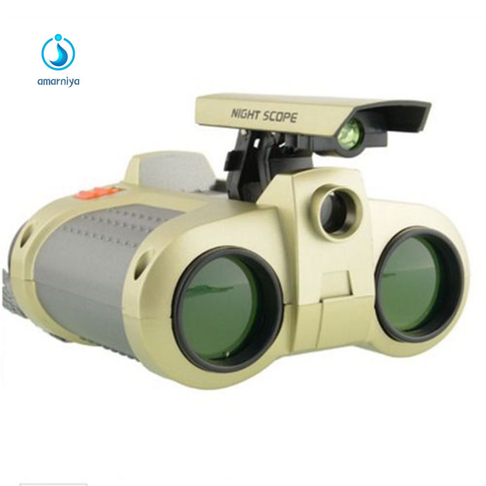 Ống Nhòm Gấp Gọn 4x30mm Hỗ Trợ Tầm Nhìn Ban Đêm Cho Bé