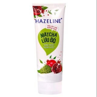 Sữa rửa mặt Hazeline Matcha Lựu đỏ 80 gam trắng da ngăn ngừa mụn