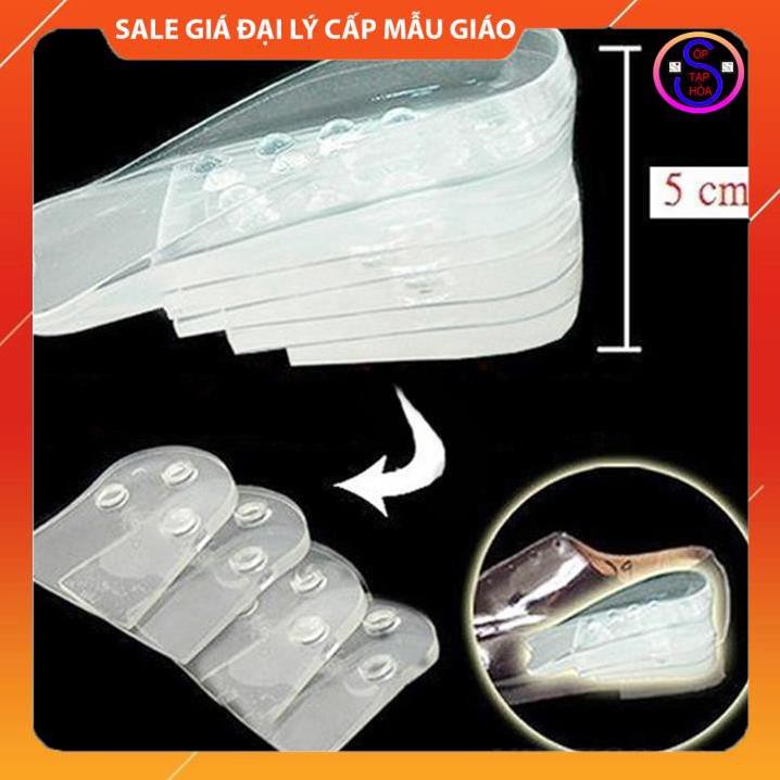 💎FREESHIP💎 Combo 10 Miếng Đế Lót Độn Giày Silicon Tăng Chiều Cao