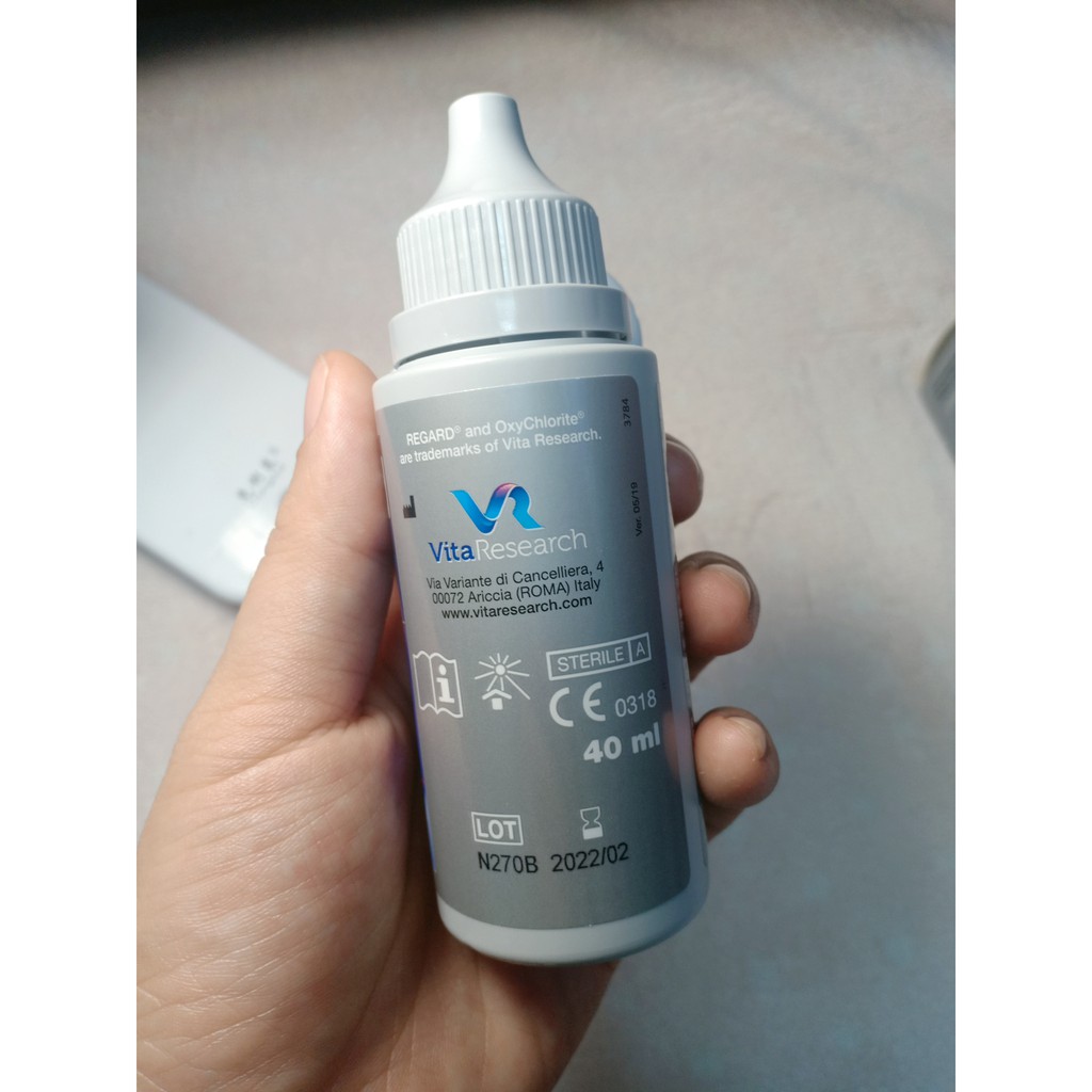 REGARD® K RGP 40ml - nước ngâm kính áp tròng cứng