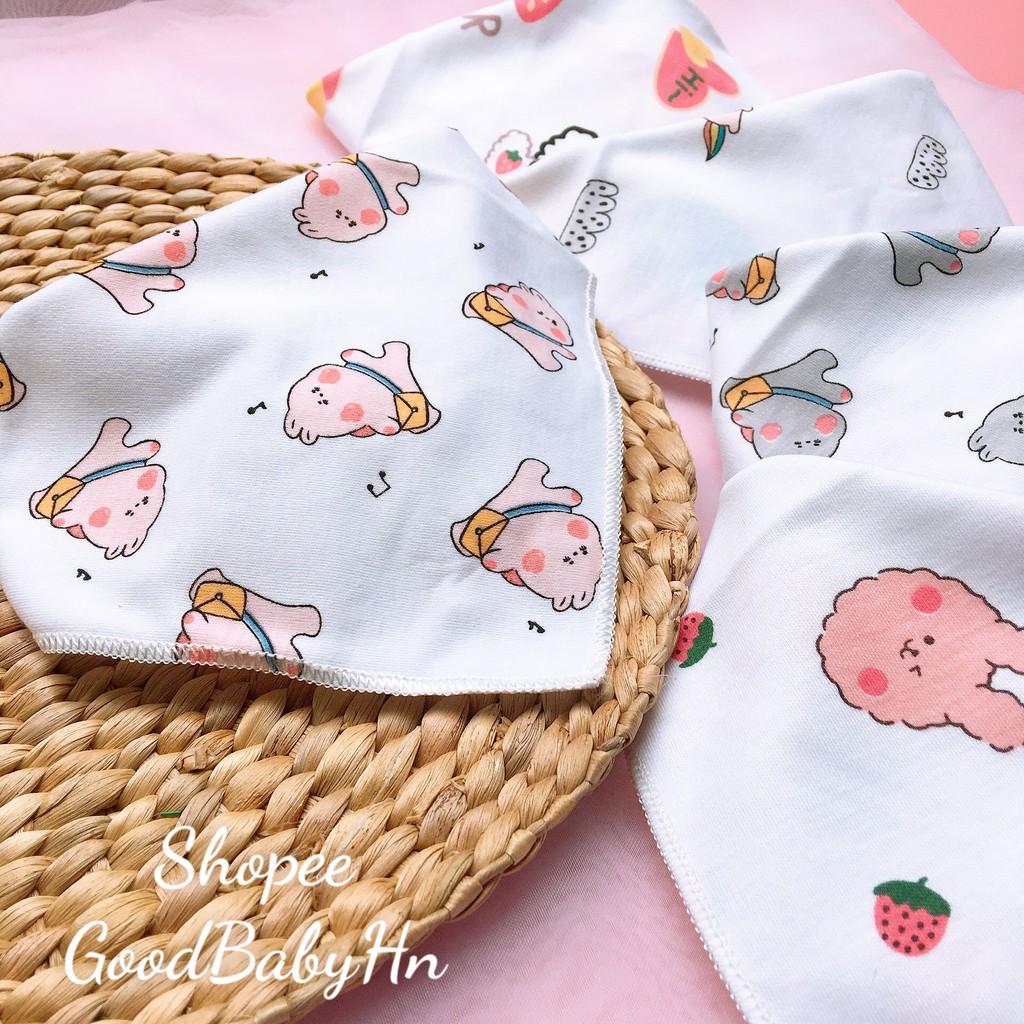 Yếm bấm cotton cho bé Sơ Sinh - 𝐘𝟏