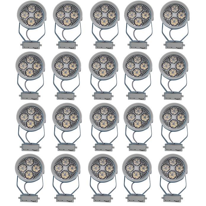 Bộ 20 đèn rọi ray mắt trâu 24w, đèn trang trí giá tốt