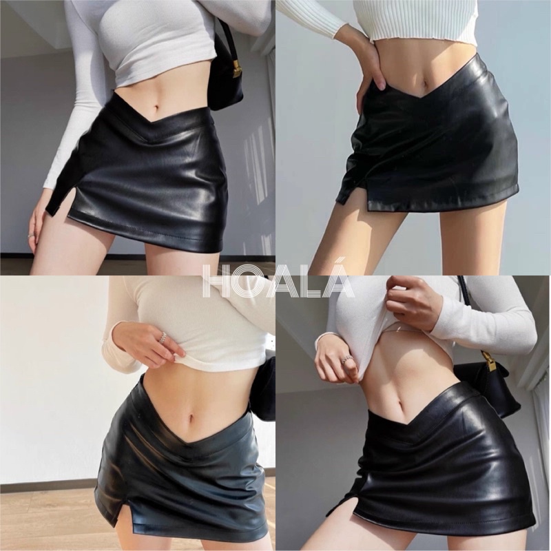 Chân Váy Ulzzang Xẻ Tà Trendy V15