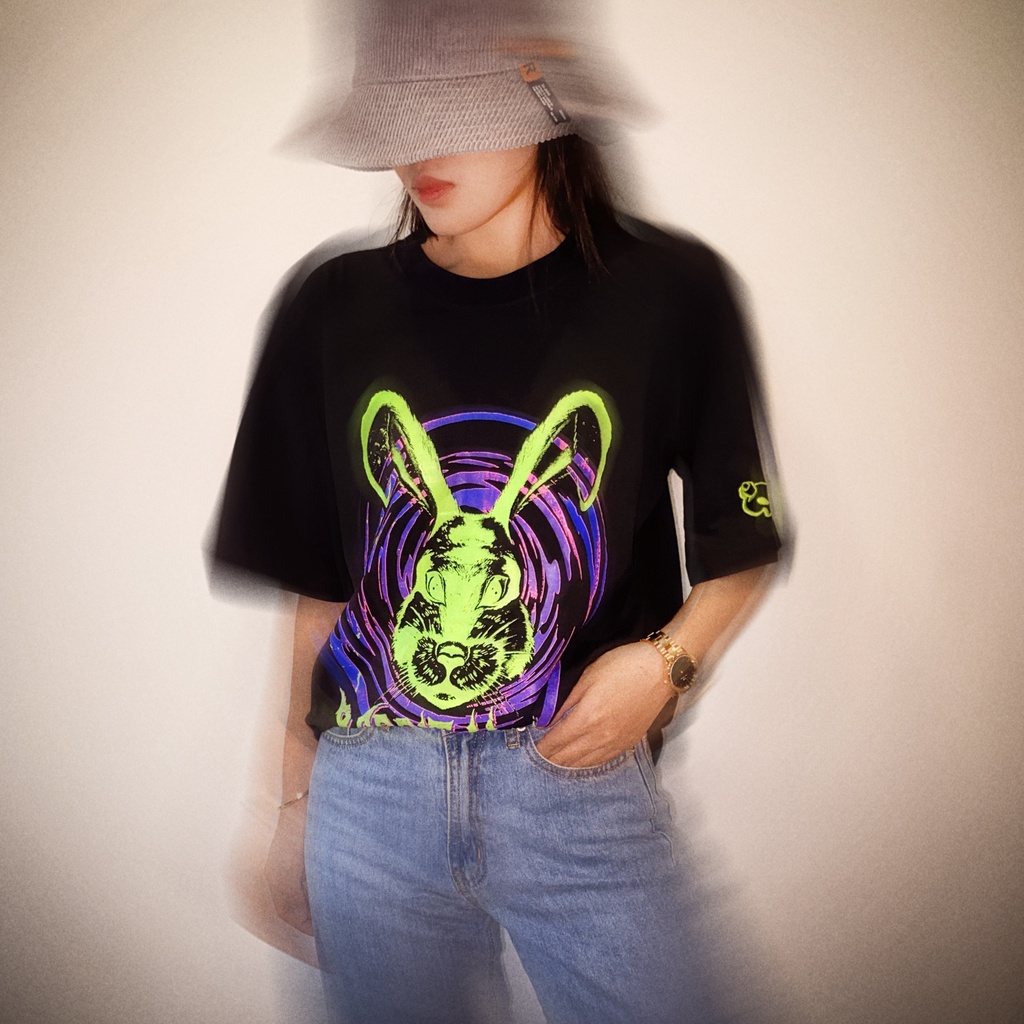 Áo Thun Unisex rabbit hole 100% cotton xuất khẩu siêu xịn (bảo hành 1 đổi 1, giặt máy thoải mái) | BigBuy360 - bigbuy360.vn